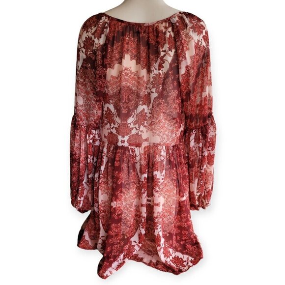 Show Me Your MuMu Sienna Swing Dress M Bohemian Beach - Picture 8 of 14